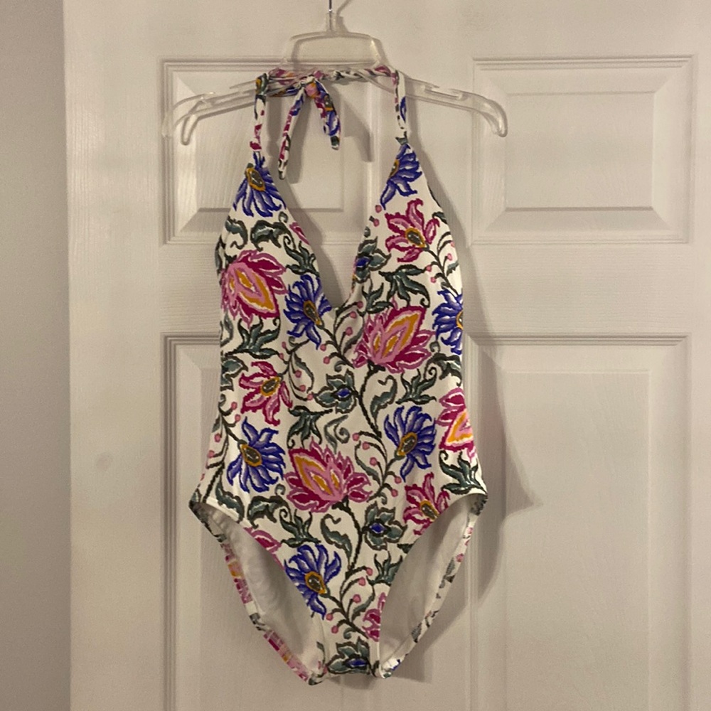 LOFT WOMEN’S ONE PIECE SWIM SIZE M BRAND NEW WITH TAG SEE ALL PHOTOS - Picture 1 of 12